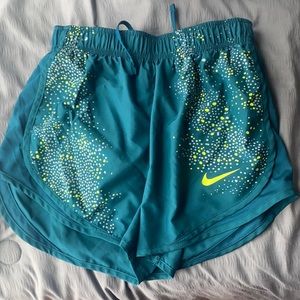 Turquoise Nike shorts